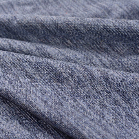Blue Marl French Terry, Cotton, 250 gsm