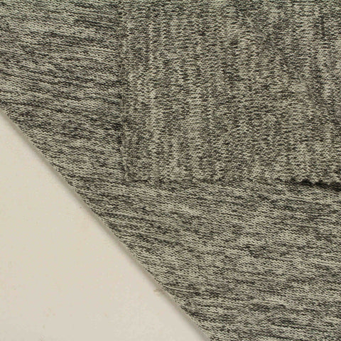 Heathered Grey Marl Chunky Knit, Polyester, 230 gsm, 160 cm
