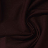 Slub Polyester Cotton Stretch French Terry Fabric, 290 gsm, 185 cm — Brown — photo 2