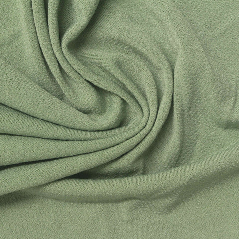 Polyester Stretch ITY Knit Fabric, 200 gsm, 167 cm — Green