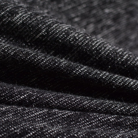 Black Heathered-Marl Chunky Knit, Acrylic-Cotton