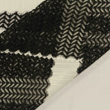 Black Chevron Jacquard, Polyester — photo 2