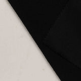 Polyester Cotton French Terry Fabric, 250 gsm, 174 cm — Black — photo 2