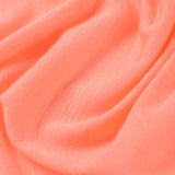 Slub Polyester Viscose Jersey Knit Fabric, 112 gsm, 165 cm — Red — photo 2