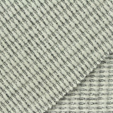 Striped Brushed Polyester Viscose Stretch Rib Knit Fabric, 260 gsm, 150 cm — White — photo 2
