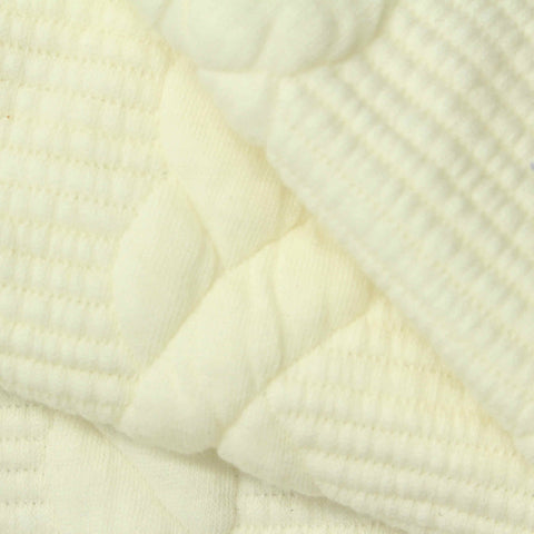 Cream Geometric Jacquard, Poly-Cotton