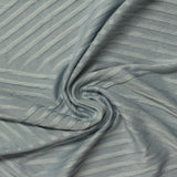 Light Blue Diagonal-Line Jersey Knit, Polyester — photo 2