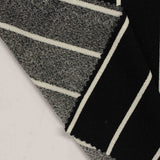 Cream Vertical-Stripe Knit, Polyester — photo 2