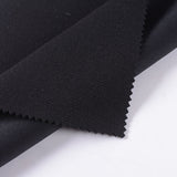Polyester Stretch Chunky Knit Fabric, 600 gsm, 140 cm — Black — photo 2