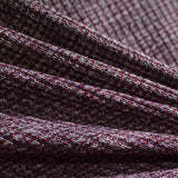 Burgundy Marl Rib Knit, Polyester — photo 2