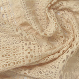 Cream Openwork Lace, Polyester — photo 2