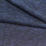 Blue Heathered-Marl Jersey Knit, Polyester — photo 2