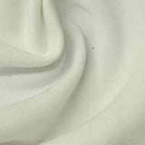 Brushed 100% Polyester French Terry Fabric, 187 gsm, 169 cm — White — photo 2