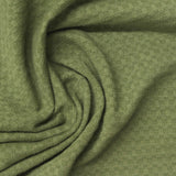 Plaid Cotton Nylon Stretch Jersey Knit Fabric, 150 gsm, 120 cm — Green — photo 2