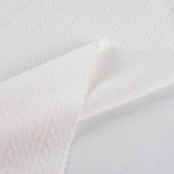 White Tone-on-Tone Jacquard, Polyester — photo 2