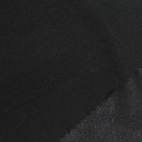 Black Marl Jersey Knit, Acetate