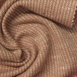 Brown Marl Interlock Knit, Poly-Viscose — photo 2