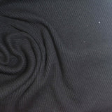 Cotton Stretch Rib Knit Fabric, 200 gsm, 130 cm — Grey — photo 2