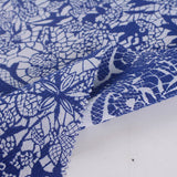 Floral Cotton Polyester Stretch Woven Fabric, 224 gsm, 121 cm — Grey — photo 2