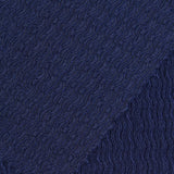 Jacquard Polyester Stretch Warp Knit Fabric, 175 gsm, 150 cm — Navy — photo 2