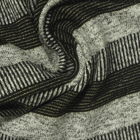Grey Marl Jersey Knit, Viscose, 230 gsm