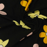 Pink Flowers Milk Silk Knit, Polyester — photo 2