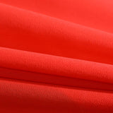 100% Polyester Chiffon Fabric, 85 gsm, 150 cm — Red — photo 2