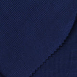 Modal Stretch Rib Knit Fabric, 229 gsm, 120 cm — Navy — photo 2