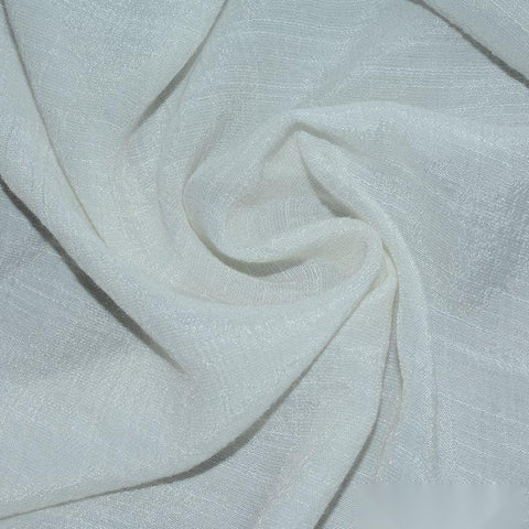 Slub Viscose Polyester Woven Fabric, 85 gsm, 142 cm — Grey