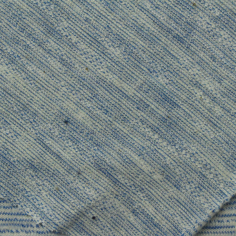 Blue Heathered-Marl Knit, Cotton
