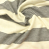 Striped Viscose Polyester Knit Fabric, 131 gsm, 170 cm — White — photo 2