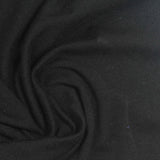 Polyester Stretch Milk Silk Knit Fabric, 255 gsm, 160 cm — Black — photo 2