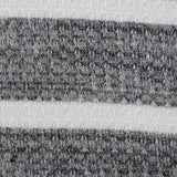 Heathered Black Horizontal-Stripe Jersey Knit — photo 2