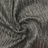 Light Grey Marl Rib Knit, Polyester — photo 2