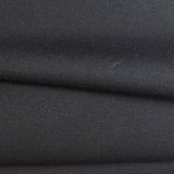 Polyester Cotton Stretch Scuba Knit Fabric, 350 gsm, 165 cm — Black — photo 2
