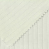 Cotton Viscose Rib Knit Fabric, 200 gsm, 185 cm — White — photo 2