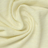 Slub Viscose Polyester Stretch Jersey Knit Fabric, 250 gsm, 160 cm — Beige — photo 2