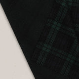 Dark Green Plaid Jacquard, Polyester — photo 2