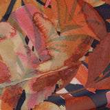 Orange Bold-Floral Chiffon, Polyester — photo 2