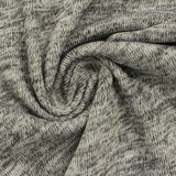 Heathered Grey Marl Jersey Knit, Polyester — photo 2
