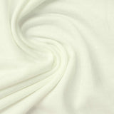 Polyester Cotton French Terry Fabric, 210 gsm, 165 cm — White — photo 2