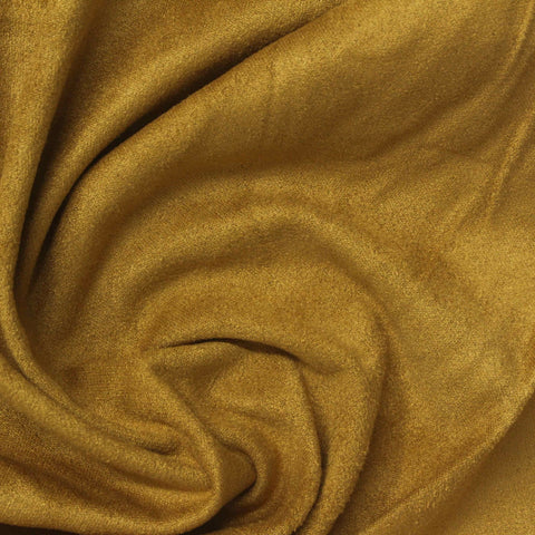 Polyester Stretch Faux Suede Fabric, 250 gsm, 150 cm — Khaki