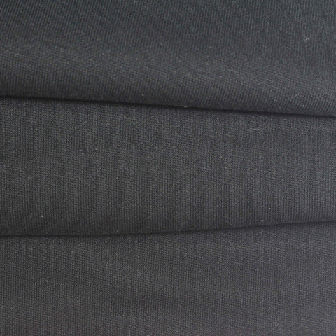 Polyester Cotton Stretch Fleece Fabric, 340 gsm, 188 cm — Grey