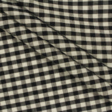 Black Check Woven, Cotton — photo 2