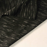 Black Heathered-Marl Jersey Knit, Viscose — photo 2