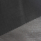 Animal Print Polyester Stretch Faux Suede Fabric, 320 gsm, 150 cm — Grey — photo 2