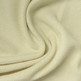 100% Cotton Rib Knit Fabric, 257 gsm, 172 cm — Yellow — photo 2
