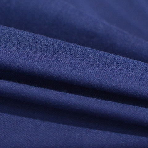 100% Viscose Twill Fabric, 95 gsm, 150 cm — Navy