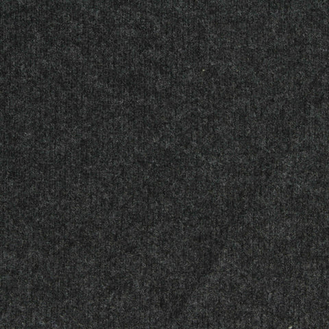 Dark Grey Heather Rib Knit, Polyester, 447 gsm