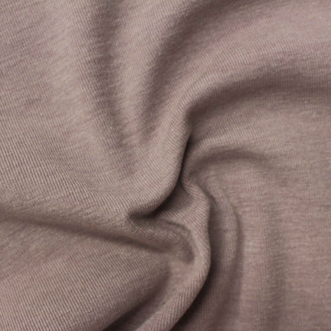 Purple Heather Rib Knit, Poly-Modal